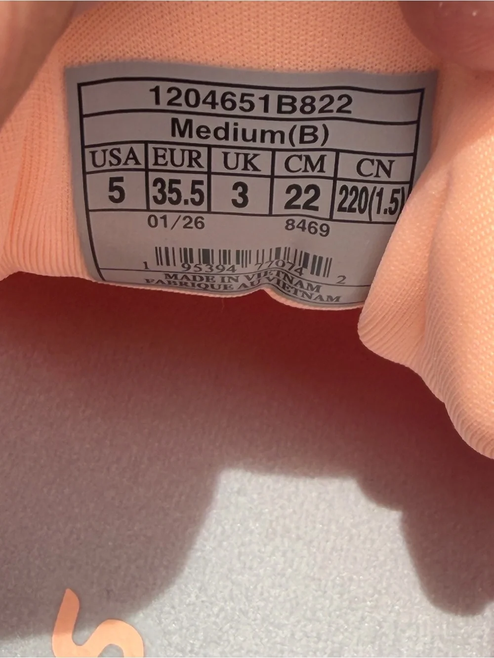 New Brooks Glycerin 23 Women’s Running Shoes Size 5 Coral Peach Spellbound